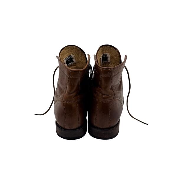 Frye Tyler Brown Leather Lace Up Boot Men\'s Size 12 D